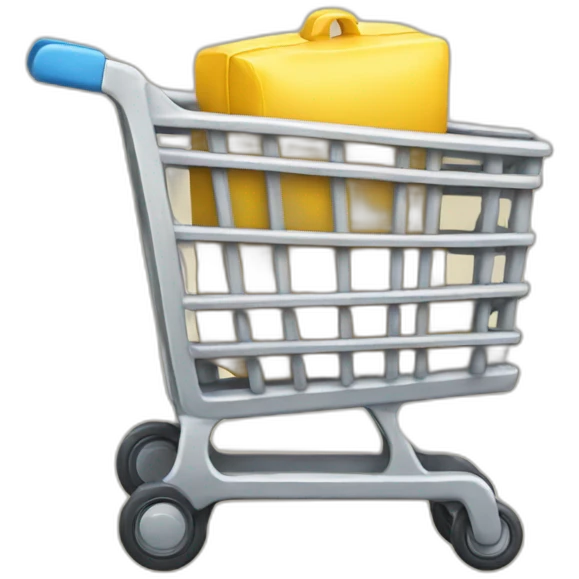  trolley with lithium emoji