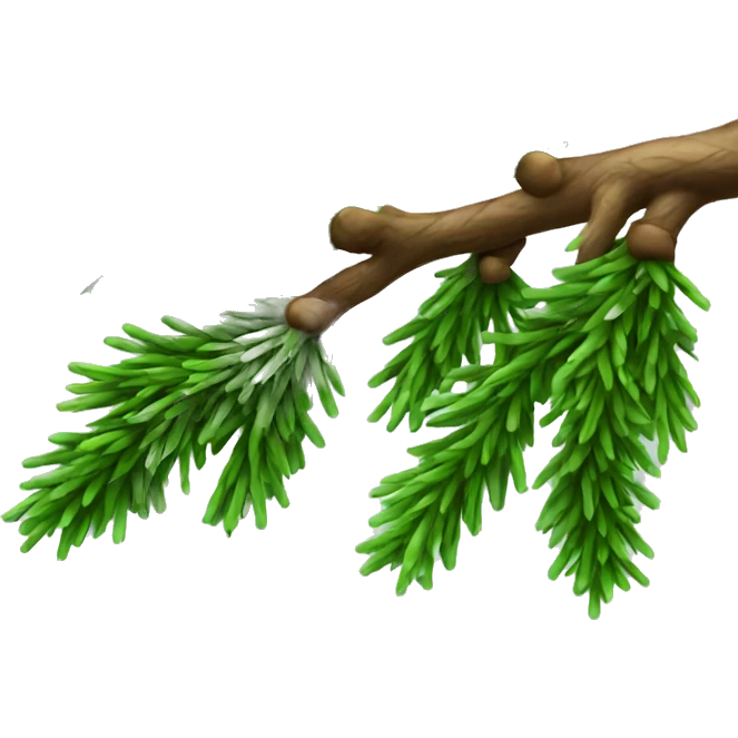 Christmas tree branch emoji