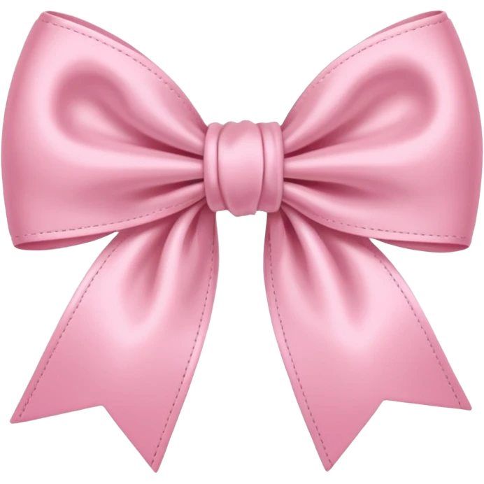 baby pink bow emoji
