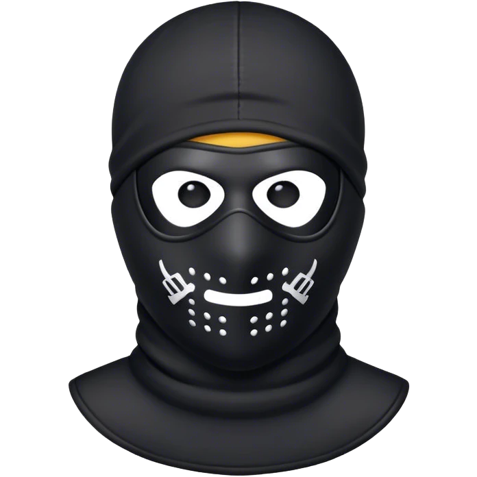 Ski mask emoji