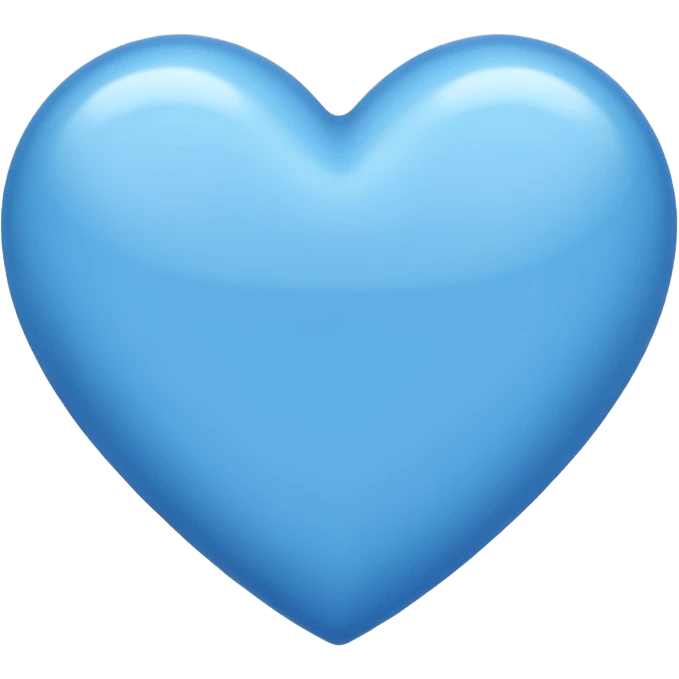 blue heart emoji