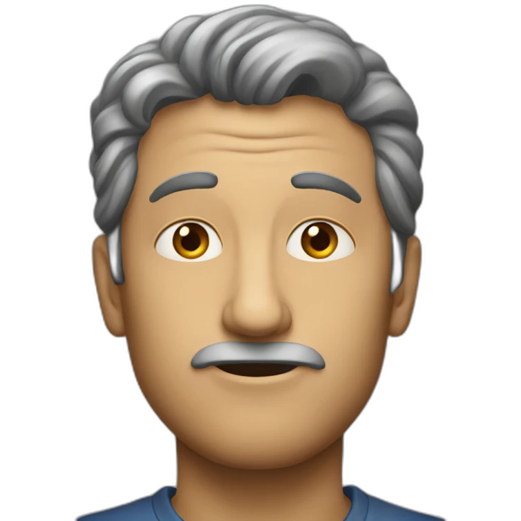 man who dont' know emoji