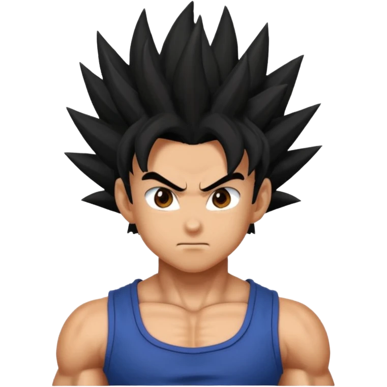 a boy in dragon ball style emoji