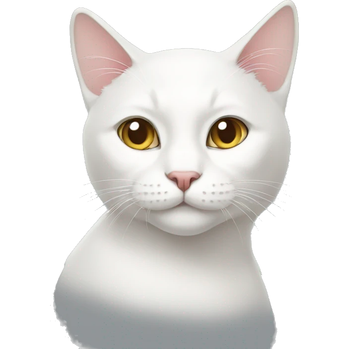 white cat emoji