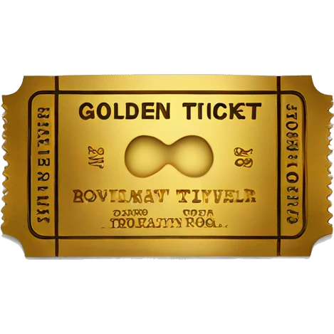 golden ticket emoji