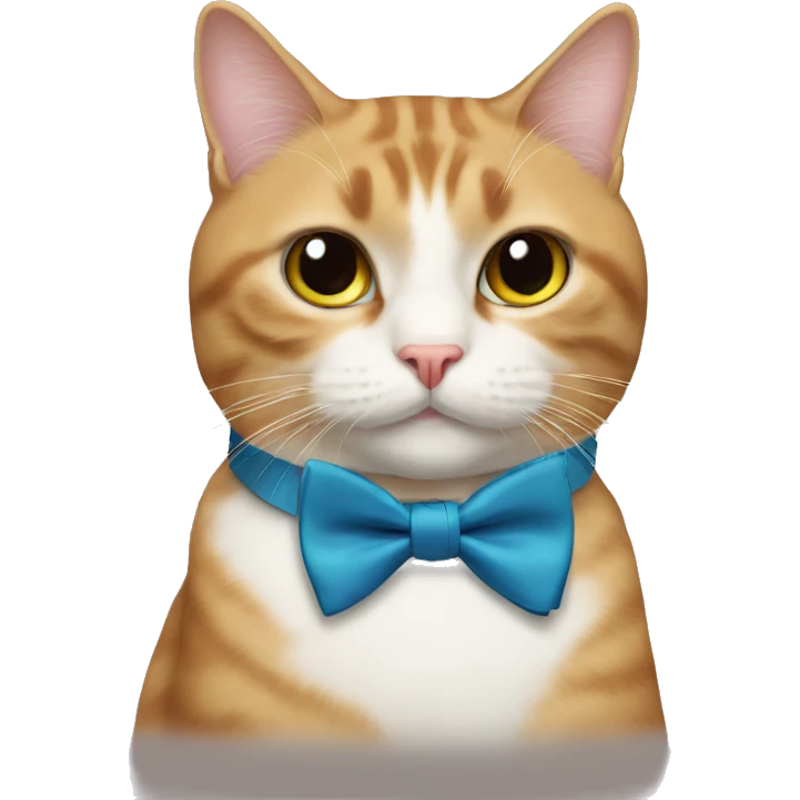 Cat with bowtie  emoji