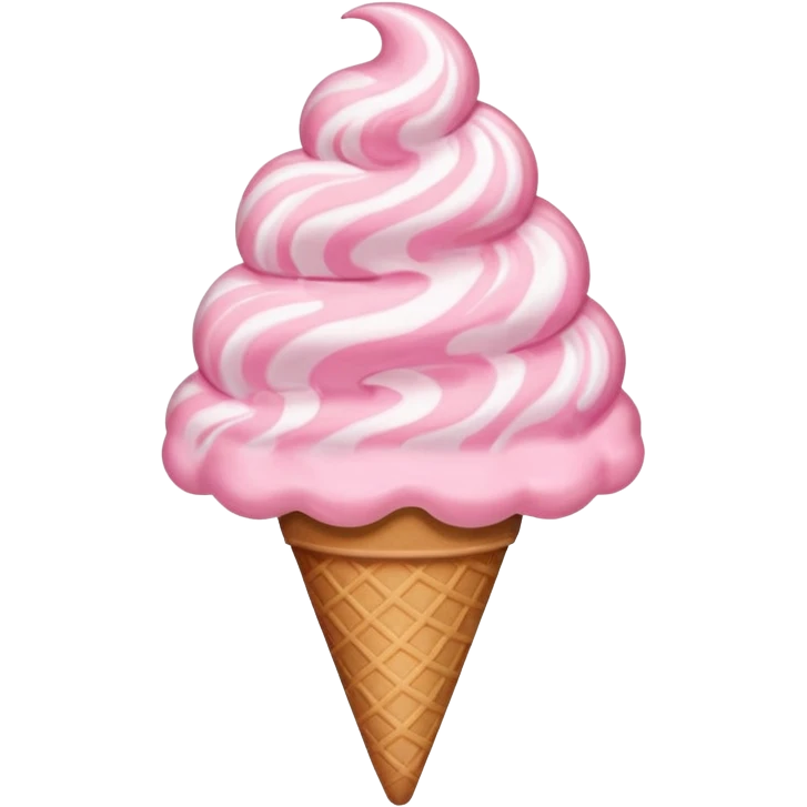 ice cream cotton candy emoji