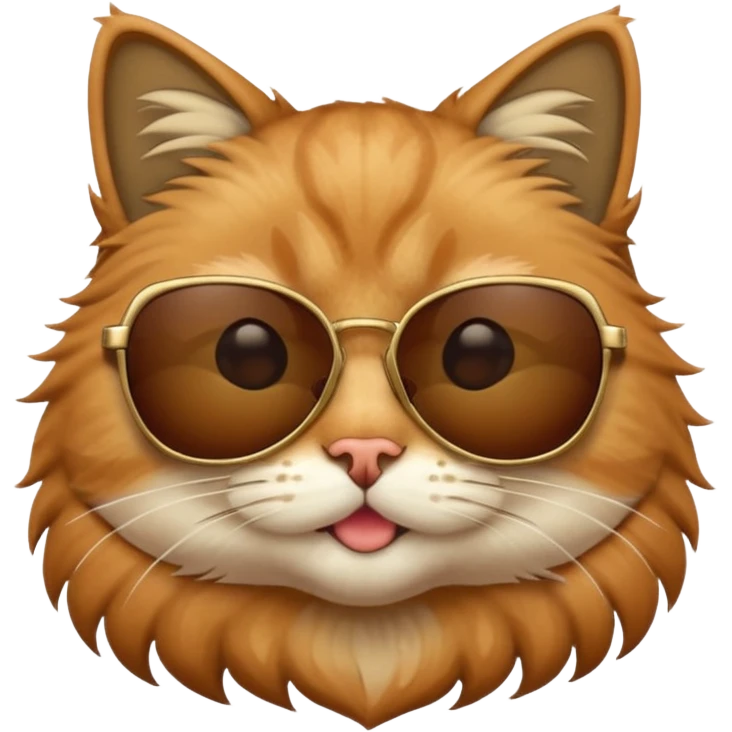 Cat wearing sunglasses emoji