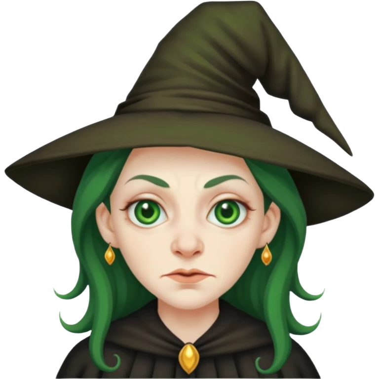 ugly witch emoji