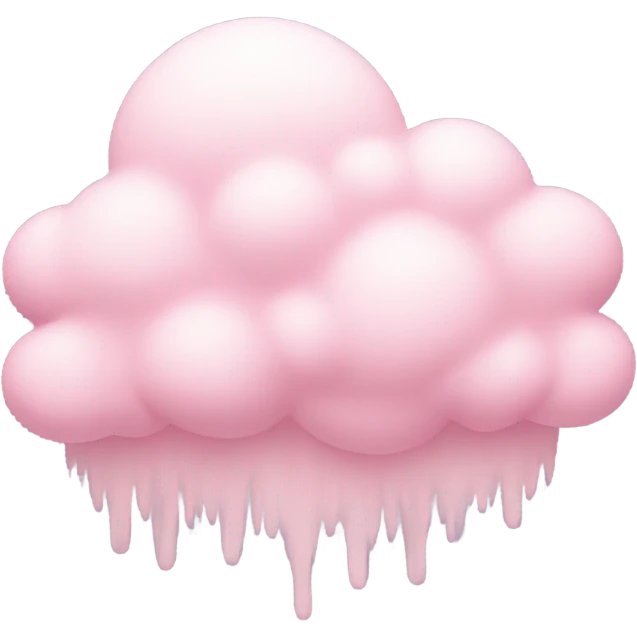 pastel pink wispy cloud emoji
