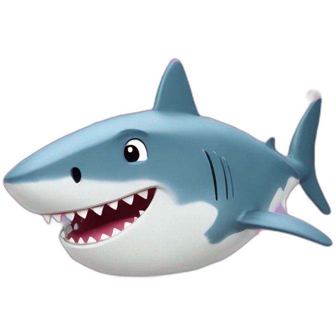 A shark under peppa pig emoji