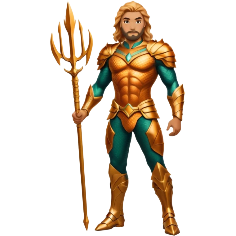 aquaman full armor standing emoji