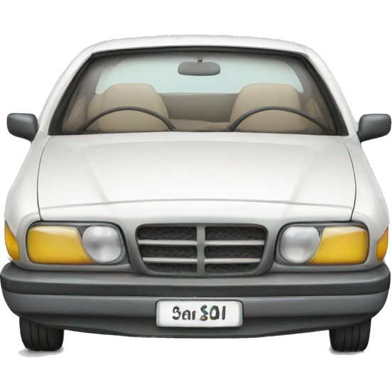 Car with glasses  emoji
