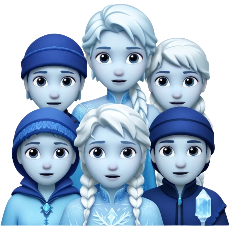 FROZEN PEOPLE emoji
