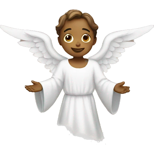 angel worship emoji