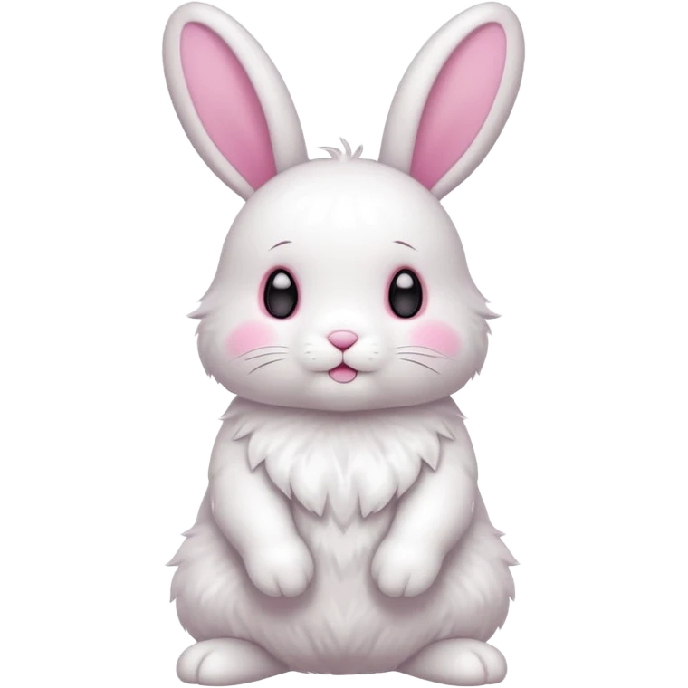 very cute fullbody bunny uwu cuuuute emoji