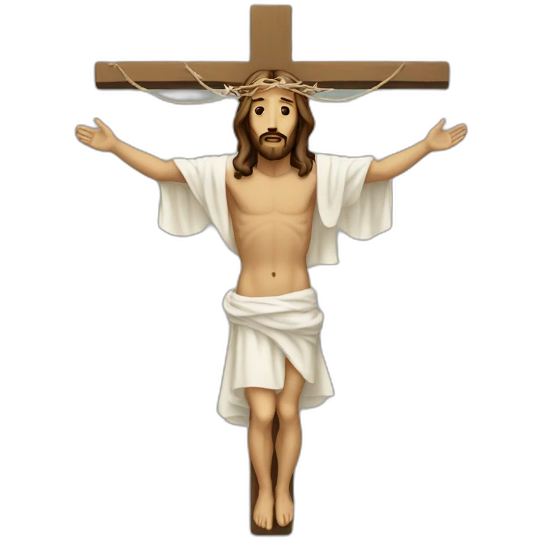 Jesus on the cross emoji