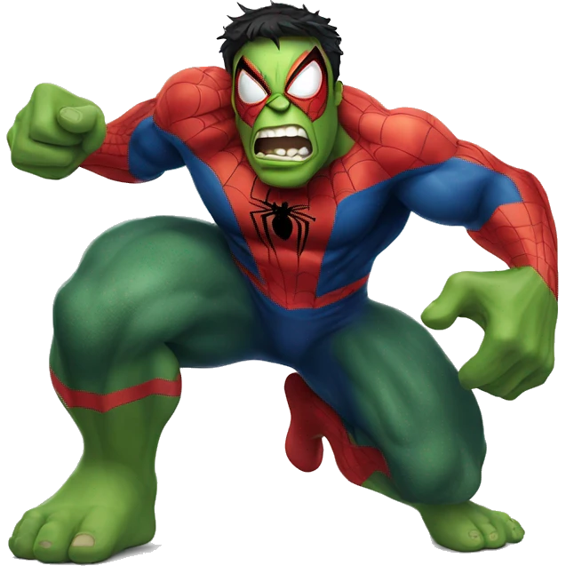 Spider-man Hulk emoji