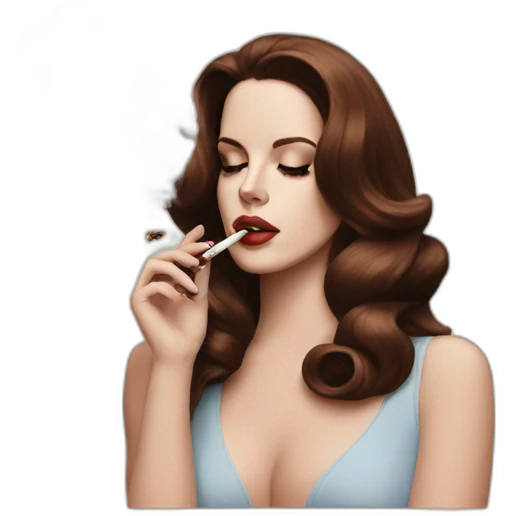 Lana del rey smoking  emoji