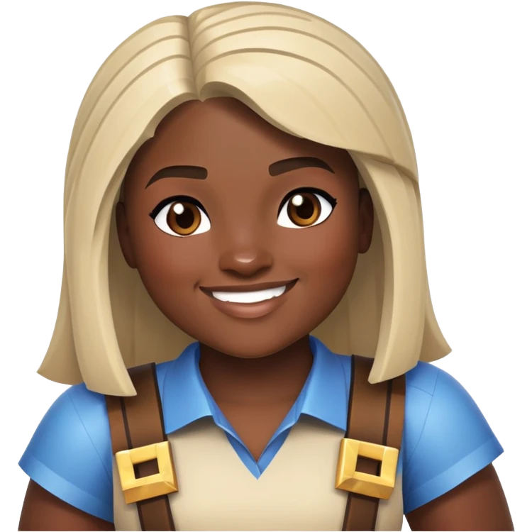 Danielle Brooks as a Minecraft character emoji