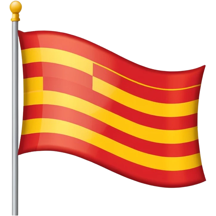  emoji of flag which includes 50% yellow strip top nd bottom 50%red flag like ukraine flag emoji