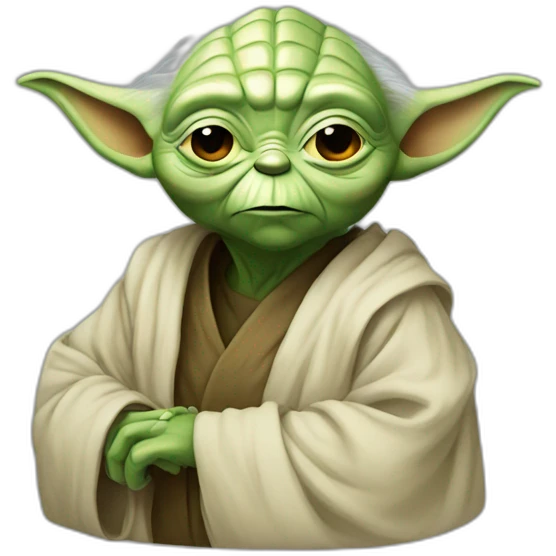 Yoda pleure  emoji