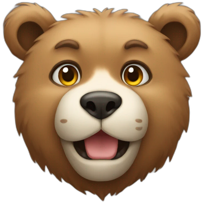 Cat into a bear emoji