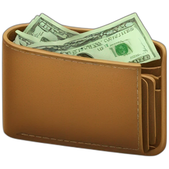wallet full of money emoji