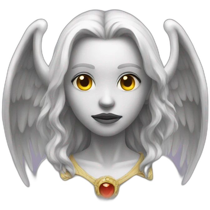 half demon half angel emoji