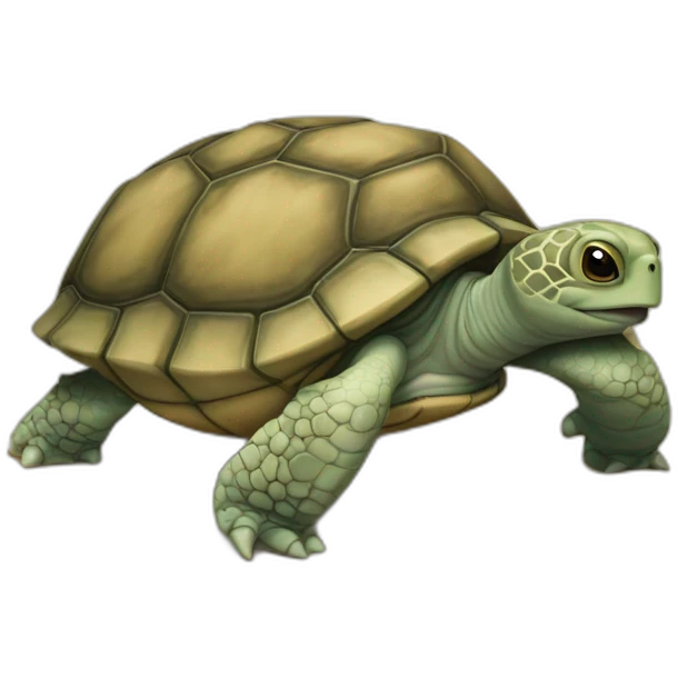 Tortuga de mar nadando emoji
