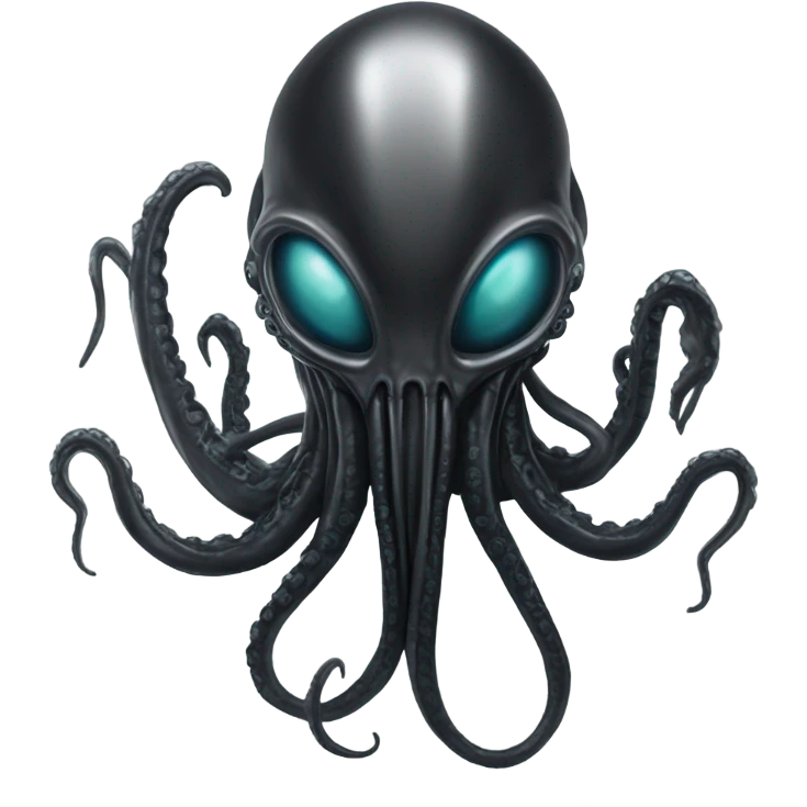 Crypto xenomorph with squid tentacles  emoji