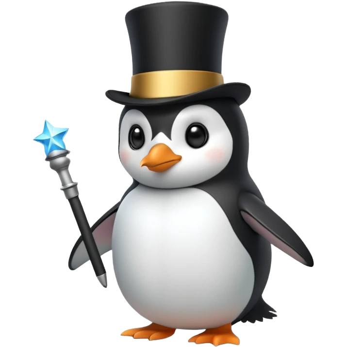 Magic penguin  emoji