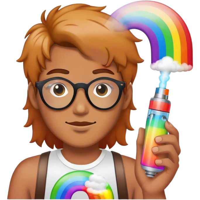 rainbow vapes emoji