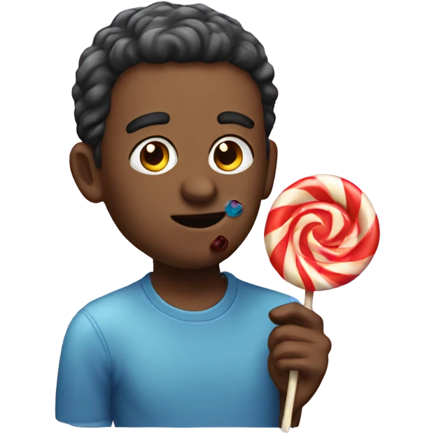 Dude sucking a lollipop  emoji