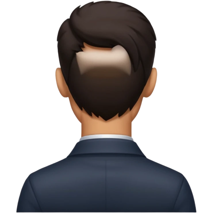 man facing away emoji
