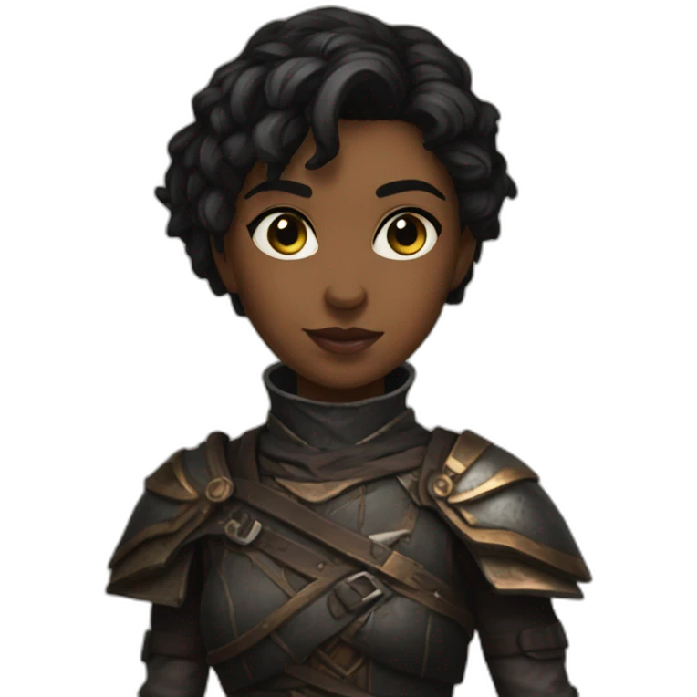 girl playing baldur's gate 3 emoji