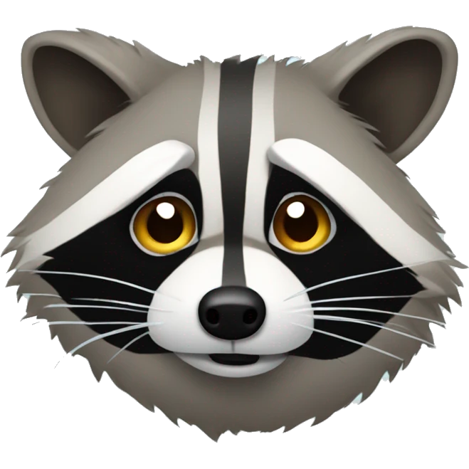 Raccoon disappointedly shaking his head  emoji
