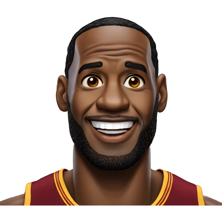 silly lebron james emoji