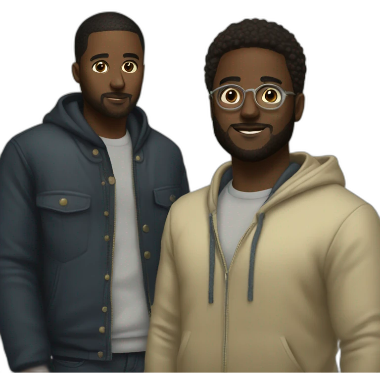 Damso et gazo emoji