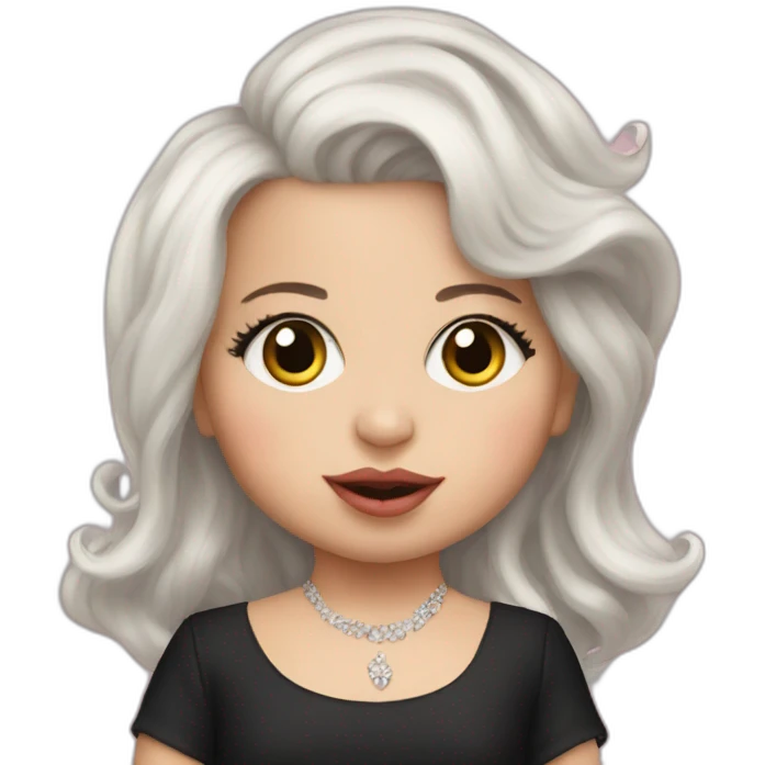 Lady Gaga as a baby emoji