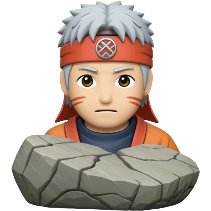 Hokage Rock in naruto flim emoji