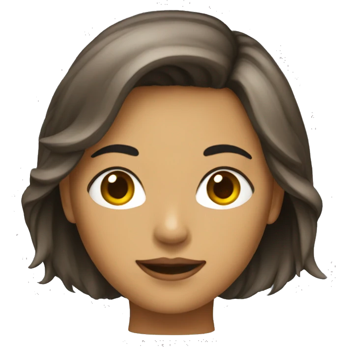 Femme qui a un strabisme emoji