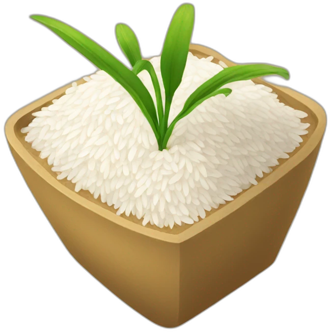 Rice seedling emoji