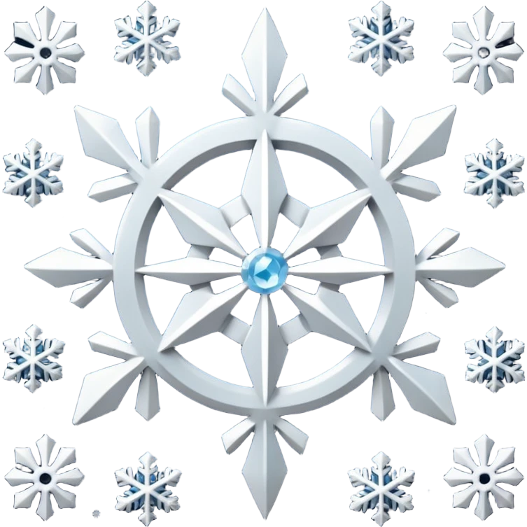StarTrek logo with a snowflake behind it emoji