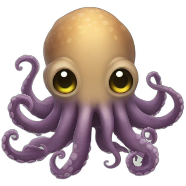 cute kraken emoji