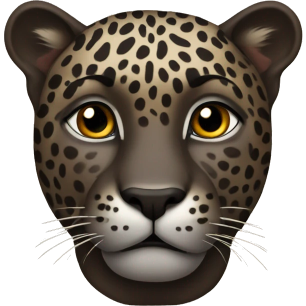 dark brown leopard emoji