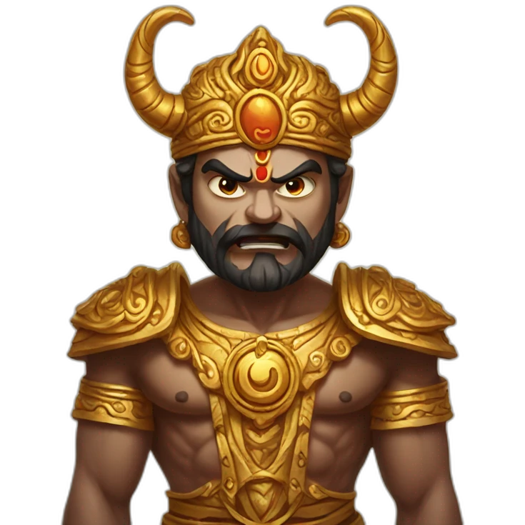 Angry Jagarnath lord emoji