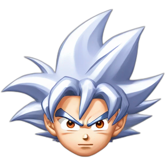 son goku ultra instinct emoji