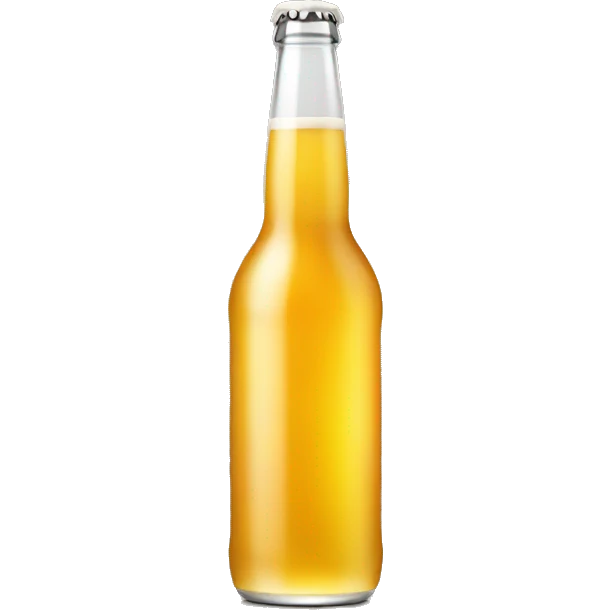 beer bottle without label emoji