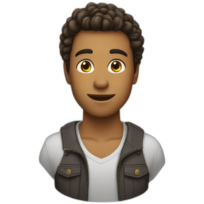 Se gratte les cheveux emoji